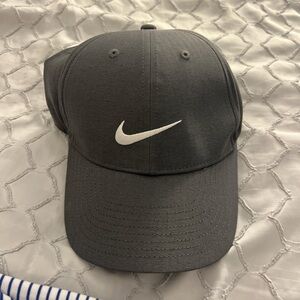 Nike Dark Gray Cap with White Logo